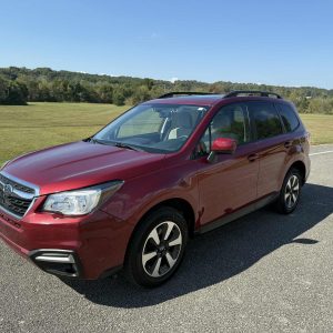 2018 Subaru Forester   2.5i Premium         <a href='http://www.carfax.com/VehicleHistory/p/Report.cfx?partner=DVW_1&vin=JF2SJAGC2JH418902'><img src='http://www.carfaxonline.com/assets/subscriber/carfax_free_button.gif' width='120' height='49' border='0'></a>