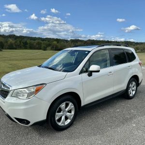 2014 Subaru Forester 2.5i Limited <a href='http://www.carfax.com/VehicleHistory/p/Report.cfx?partner=DVW_1&vin=JF2SJAHC4EH539709'><img src='http://www.carfaxonline.com/assets/subscriber/carfax_free_button.gif' width='120' height='49' border='0'></a>